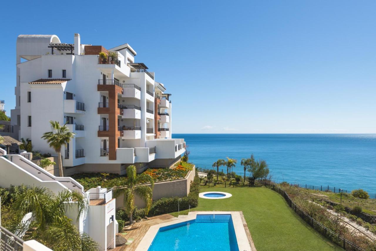 Apartamento Vista Mar Frontal Con Parking Torrox Exterior foto